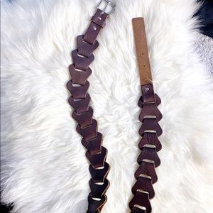 Vintage leather belt